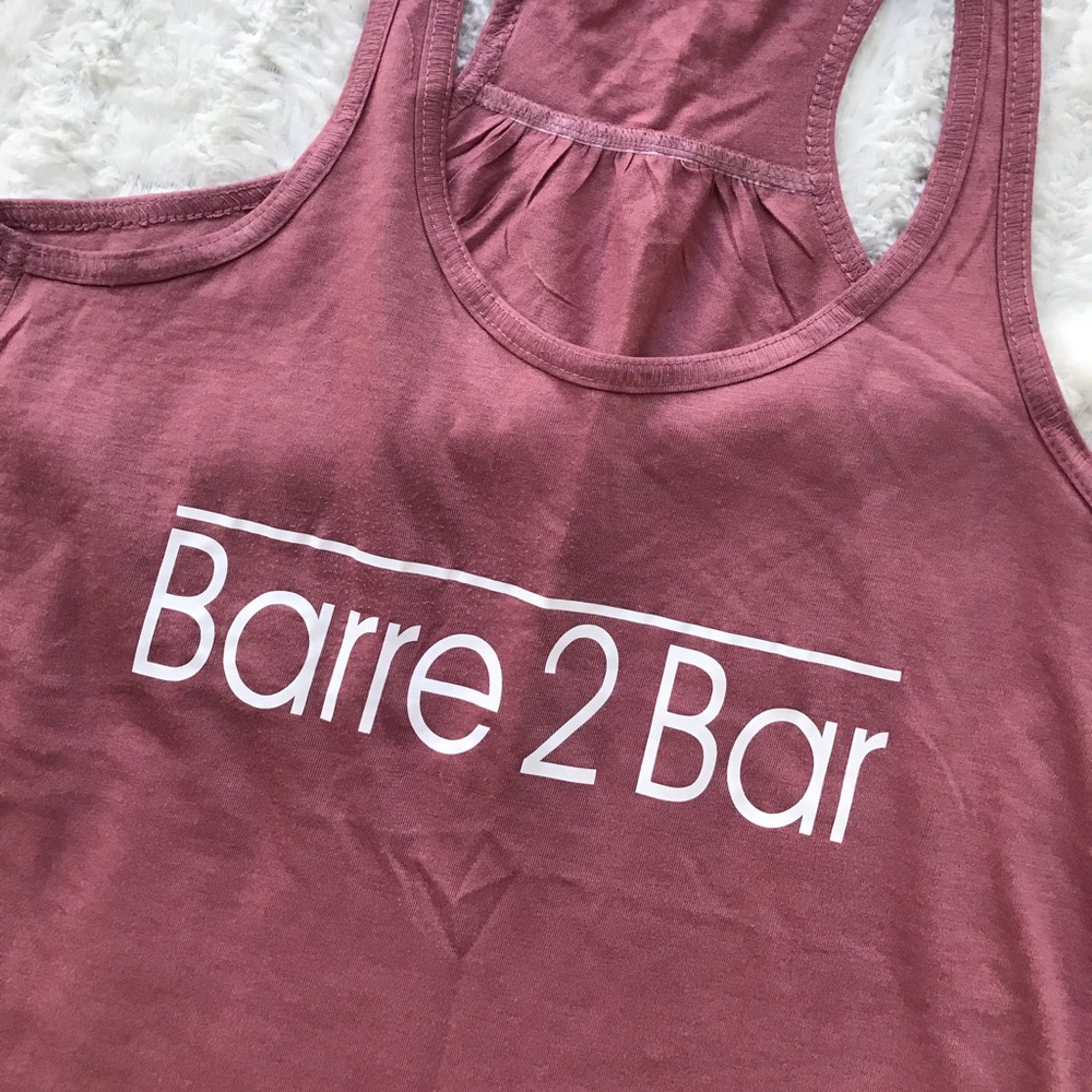 Barre Workout Racerback Tank Top - Picture 2 of 4
